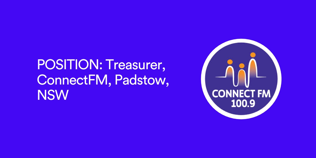 Position image for Treasurer, Connect